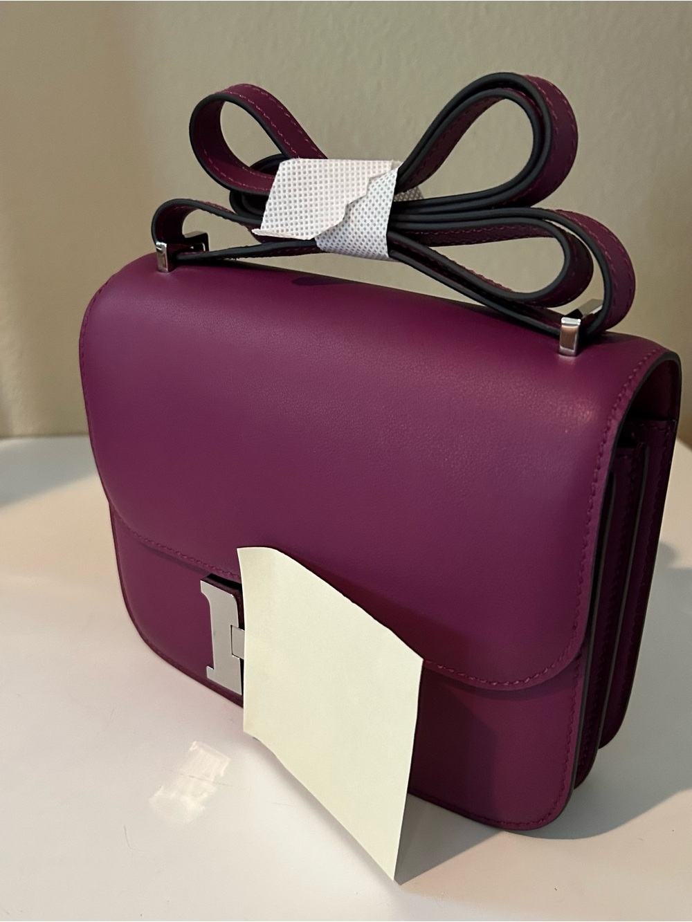 19cm Purple Leather Box - Picture 2 of 8